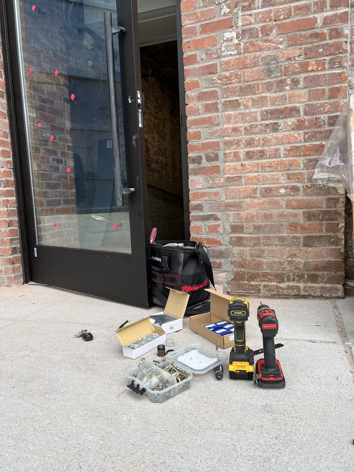 On site in Brooklyn Heights