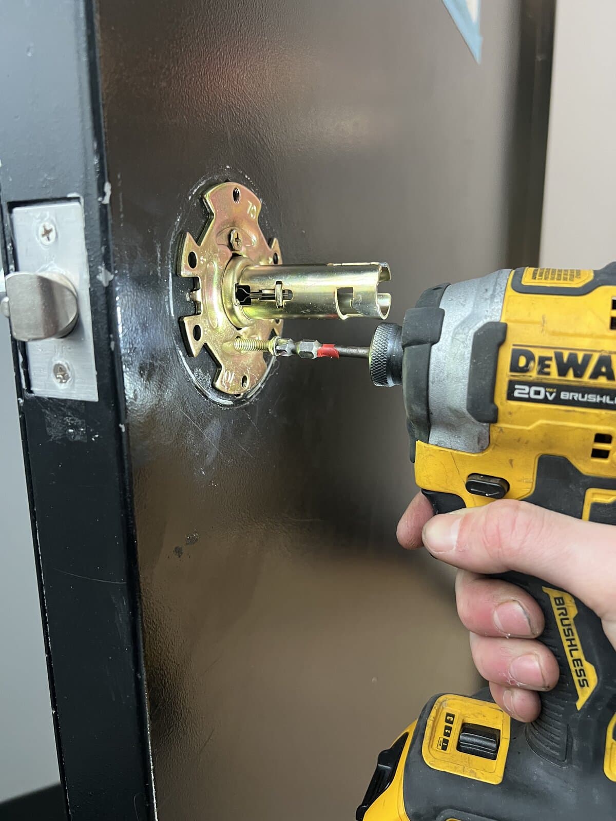 Storefront mortise lock installs